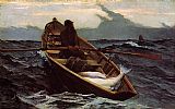 Winslow Homer The Fog Warning painting